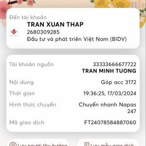 💛 3172 ĐÃ BAY 💛