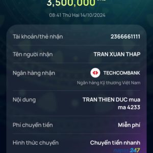 💛 4233 ĐÃ BAY 💛