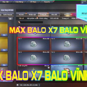 💗 MÃ CF 56718 💗 1M5 💗 7 BALO VĨNH VIỄN mix MỀM 🔥 TỔNG TƯ LỆNH M200+SCAR GIÓ 💗