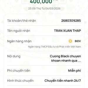 🔔 56044 ĐÃ BÁN 🔔 400K 💚 CV4 GỌN XINH 🔥 M4 VIP NHÂN VẬT 4 DÒNG VỪA ĐỦUU